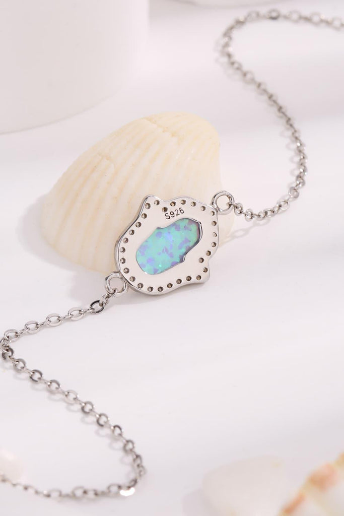 Opal 925 Sterling Silver Bracelet - Tropical Daze