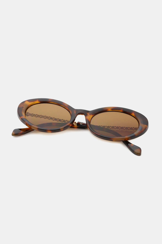 Polycarbonate Frame Cat-Eye Sunglasses - Tropical Daze