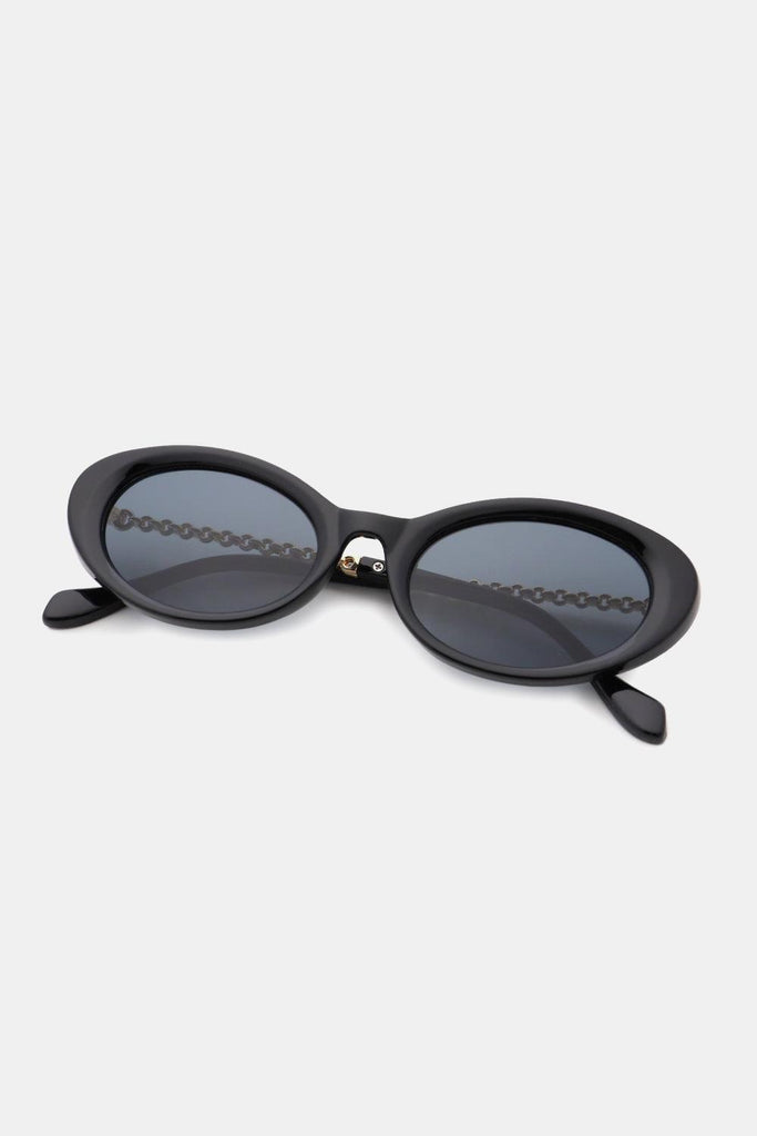 Polycarbonate Frame Cat-Eye Sunglasses - Tropical Daze