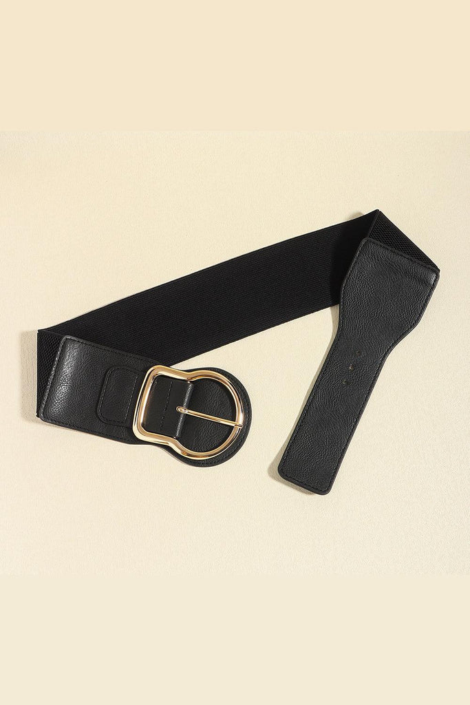 Zinc Alloy PU Leather Belt - Tropical Daze